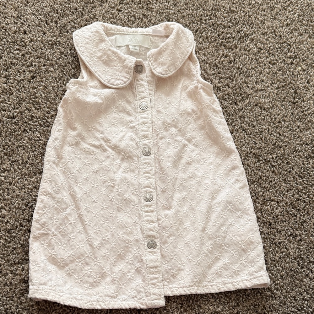 Zara Cream Kids Formal Dress